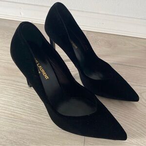 YSL black classic heels 38,5